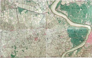Kort over Antwerpen, Belgien